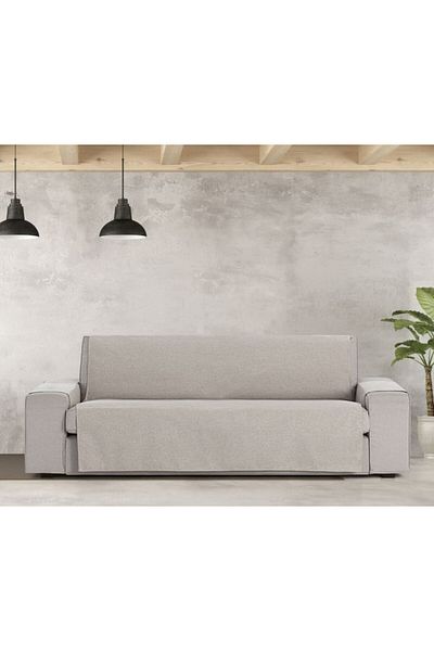 EYSA CONFECTIONES Practical 3-seater sofa cover 155cm, Valeria, C0 beige/gray