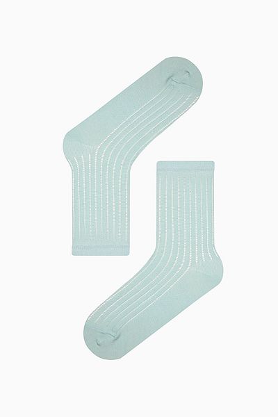 Penti Vertikale Colosio 2er-Pack rosa Mint-Sockelsocken