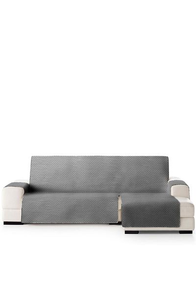 EYSA CONFECTIONES Practical quilted right corner cover 240cm, Oslo, C/06 Grey