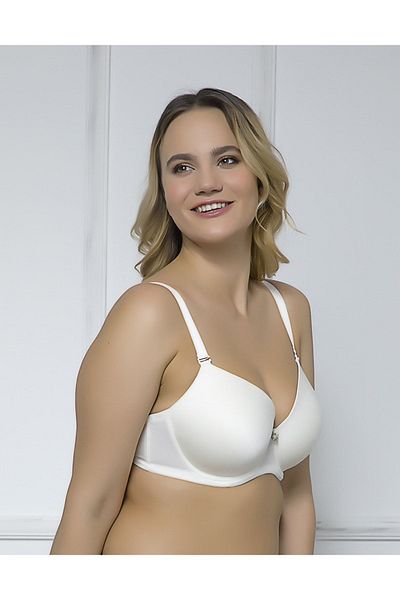 MOONLİGHT Women's Ecru Unassisted Bra 2137