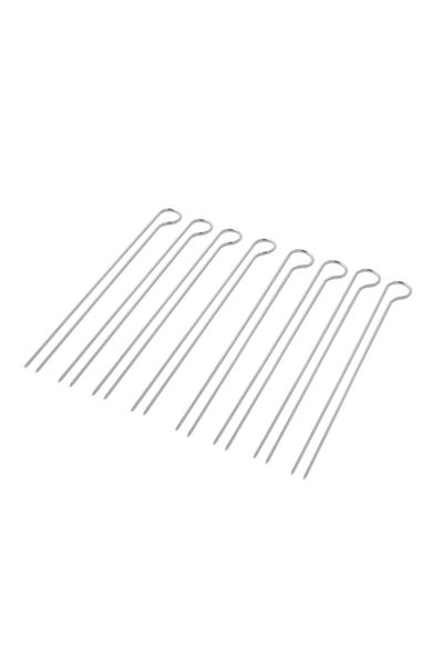 WEBER 8-Piece Stainless Steel Dishwasher Safe Barbecue Skewer Set