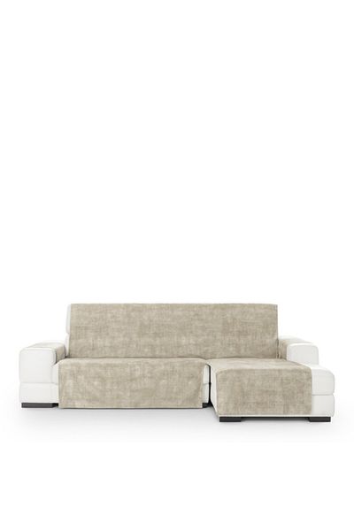 EYSA CONFECTIONES Velvet corner cover right Extra, practical, Turin, C1 Ecru