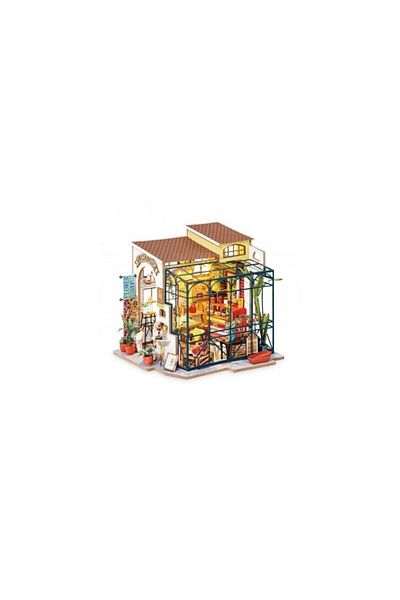 Rolife 3D Puzzle Green Mini House Emily's Flower Shop DIY, RoLife, 258 pieces