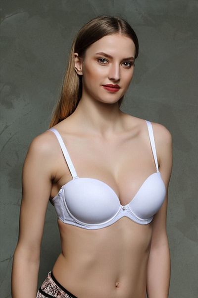 MOONLİGHT 111 Сутиен с подплънки, 19 години, бял