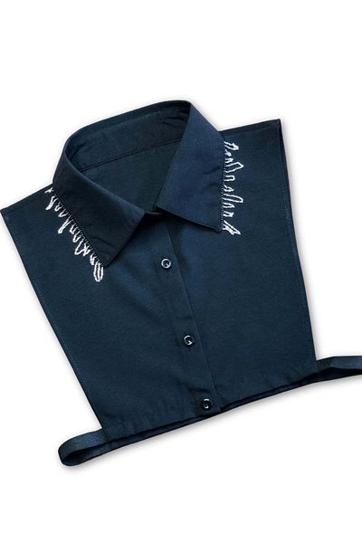 mirach Kette Schwarzer Hemdkragen L-XL