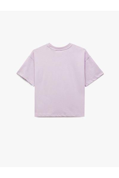 Koton Tricou cu mânecă scurtă cu mânecă scurtă, cu licență, din bumbac