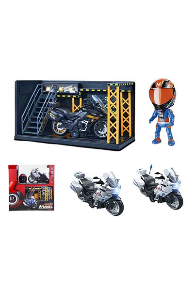 STEM 1:22 Die Cast Repair Station Bike Model - Style May Vary