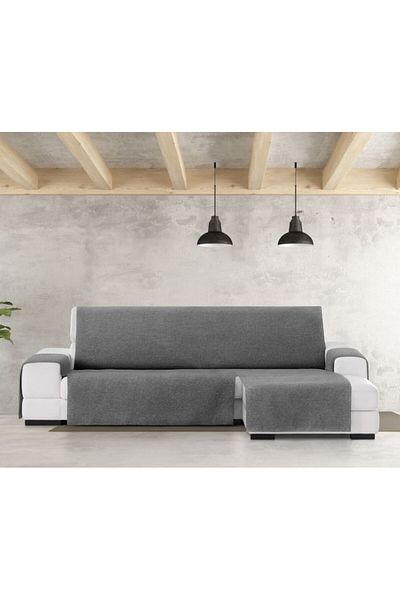 EYSA CONFECTIONES Practical right corner cover 290cm, Valeria -Extra, C10 Dark Grey