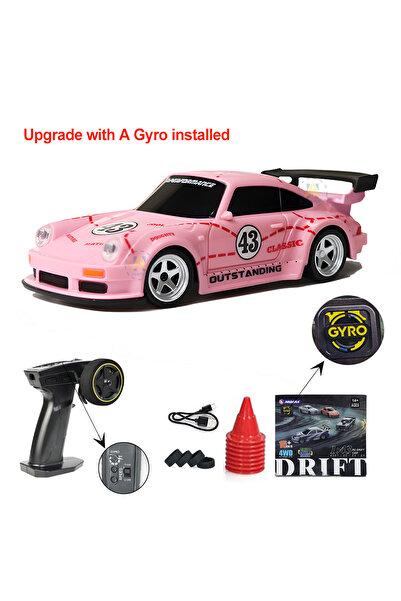 choice2 سيارة سباق دريفت 4305 وردية اللون مزودة بجيروسكوب مُحسّنة بمقياس 1/43...