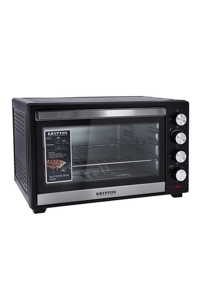 KRYPTON Electric Oven, 48L Capacity, 4 Heating Modes, Timer, Rotisserie, Auto Shut-Off Ideal for Baking