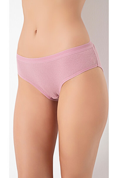 BEGBOR LİNGERİE Set of 5 Powder Colored Corded Panties