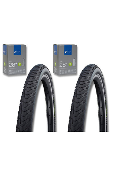 Schwalbe 700x35 Marathon E-plus 5mm Zırhlı Lastik Seti