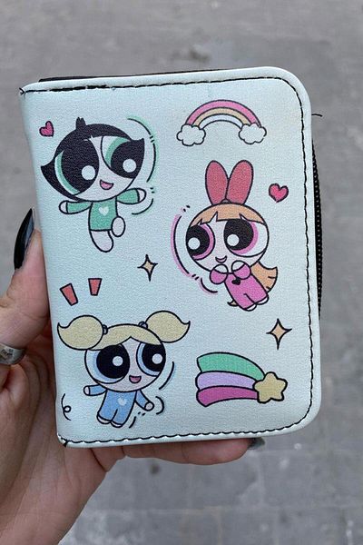Köstebek Power Puff Girls Nighty Short Wallet