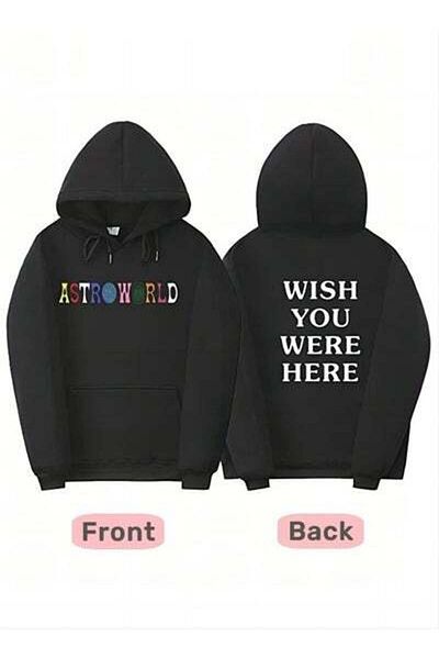 HALAMODO Unisex Hoodies Long-Sleeved Printed Tops Casual Sweatshirts Soft Sportswear Fashion Youth Pullovers