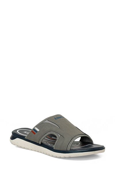 Kinetix Rewa 5Fx Gray Men's Slippers