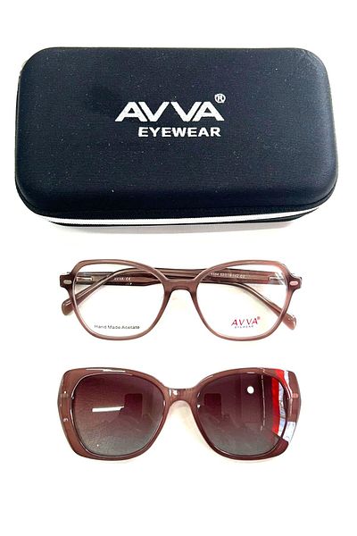 Avva 6584 C2 Polarized Clip-On Women's Sunglasses