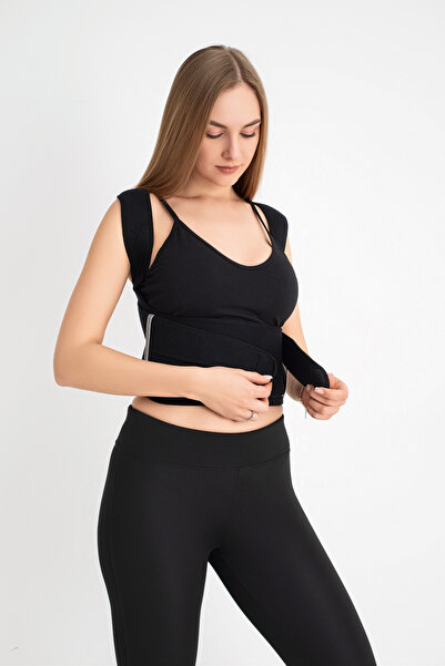 YOYYO مشد الوضعية المستقيمة مشد الظهر مشد الوضعية الأسود للنساء والرجال