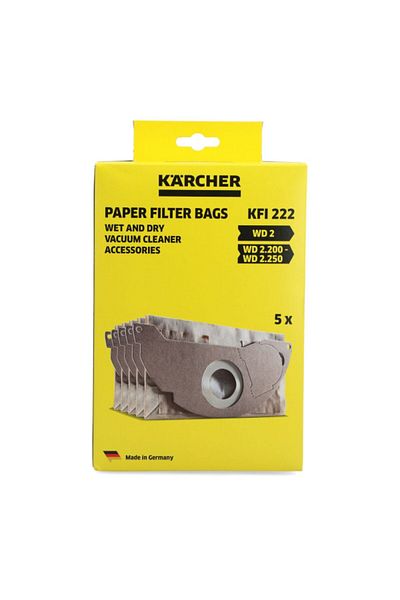 Karcher 5-Piece Paper Filter Bag