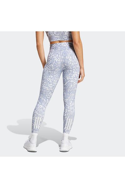 adidas Own The Run Print Γυναικείο μπλε κολάν (JN9706)