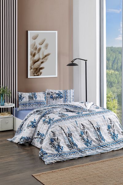 MARLA HOME Set cuvertură dublă |   Bumbac |   Cearșafuri elastice