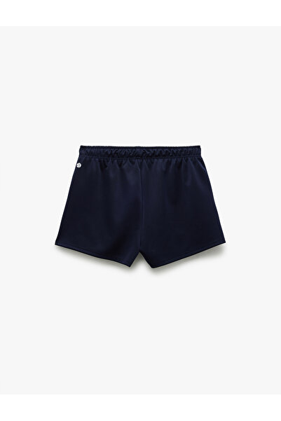 Koton Beli Lastikli Yüksek Bel Rahat Kalıp Cep Detaylı Mini Spor Şort