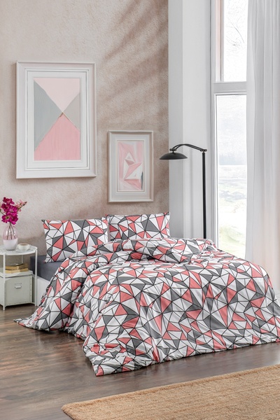 MARLA HOME Dvostruki set navlaka za poplun | Pamuk | Sa postavljenoj plaćom