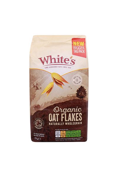 WHİTE'S White's Organic Oat Flakes 1 kg