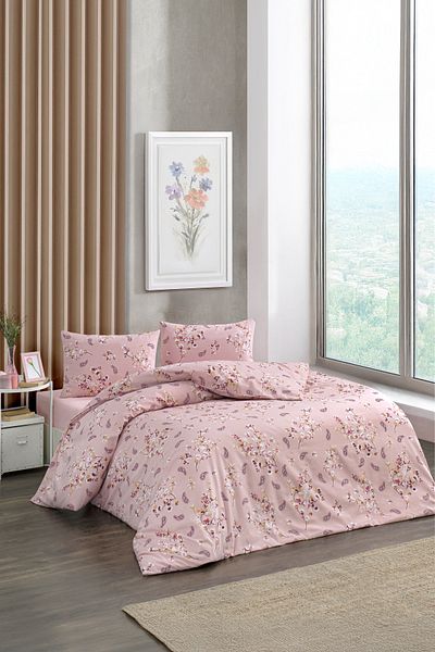 MARLA HOME Set cuvertură dublă |   Bumbac |   Cearșafuri elastice
