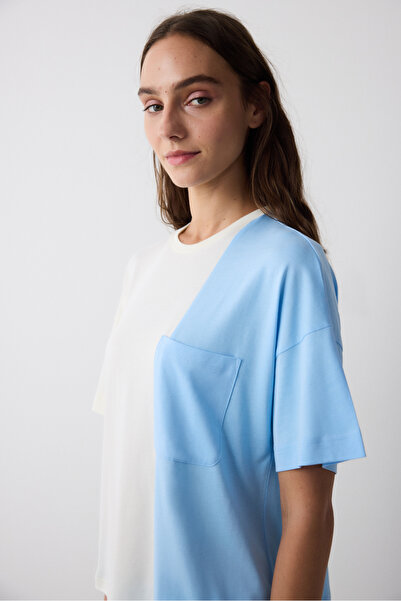 Penti Μπλουζάκι Vanni White Color Block - Συλλογή Saude