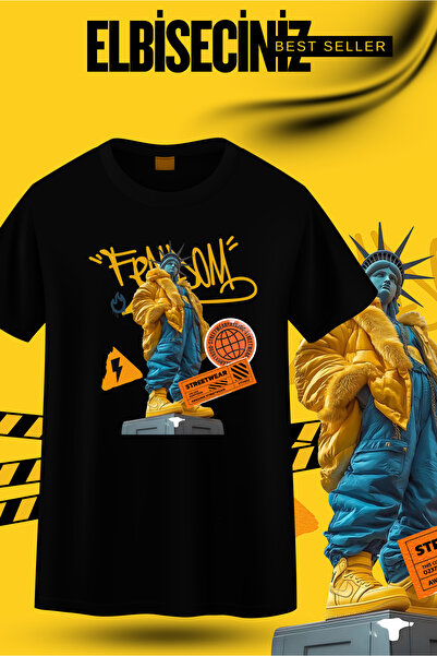 VİZYON İKRA FREEDOM Μπλουζάκι/Φούτερ με στάμπα μπροστά, Unisex