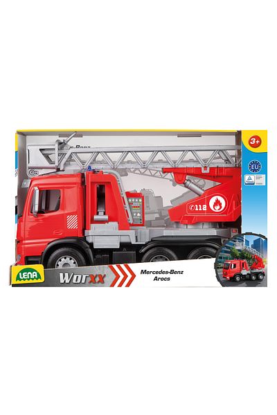 LENA Lena Worxx fire truck - Mercedes-Benz Arocs, 49 cm