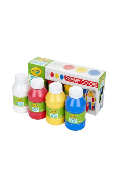 Crayola Acrylic Paint Set Primary Multicolor 5-10 Yrs