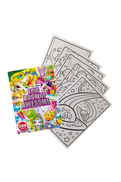 Crayola 288-Page Coloring Book, Epic Adventure