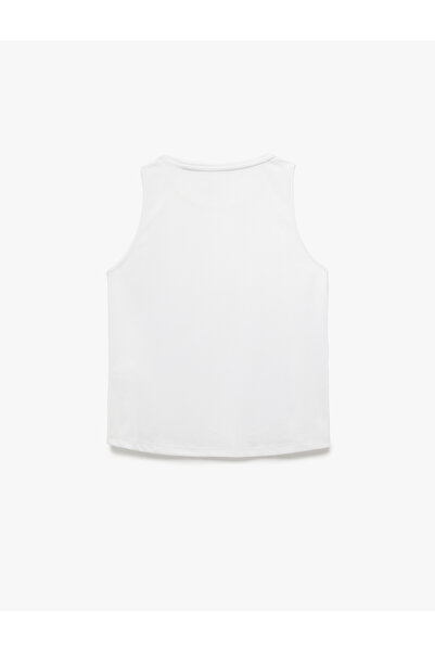 Koton Oversize Sleeveless Crew Neck Athlete's Tank Top