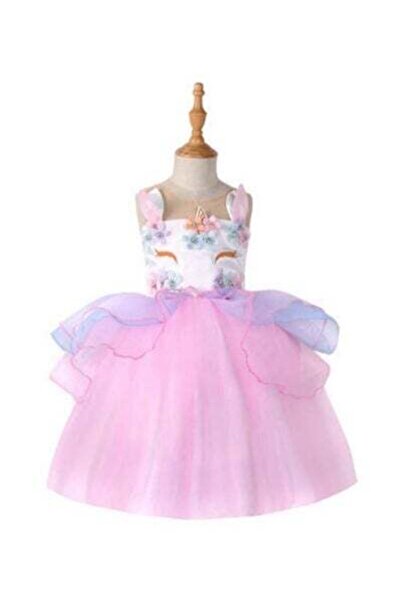 HALAMODO فستان يونيكورن، فستان توتو للأميرة الصغيرة، فستان تنكري جميل للأطفال...