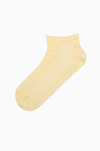 Penti Gestrickte Jacquard-Socken in Rosa und Weiß, 5 Stück