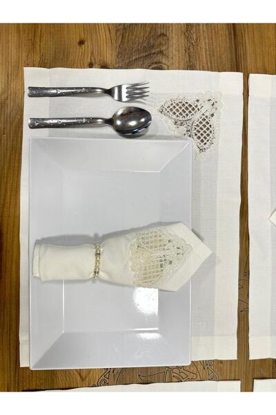 Eces Design KELEBEK Model American Service, serviciu artizanal, 4 piese, șerv...