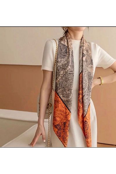 Phellos Lady Silky Scarf Kerchief and Shawl