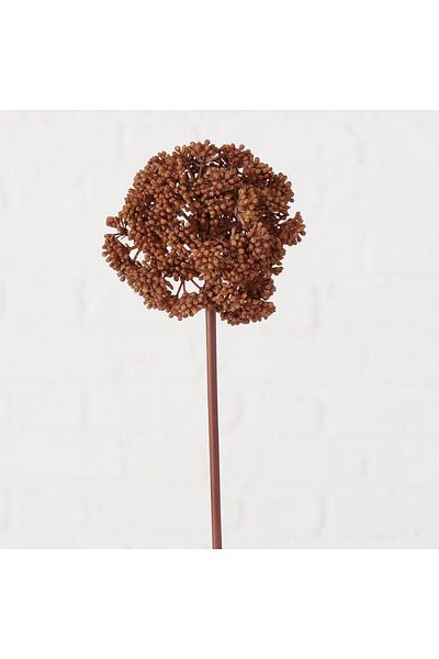 Homelux Decor vegetal, 35x11 cm, metal/plastic, maro