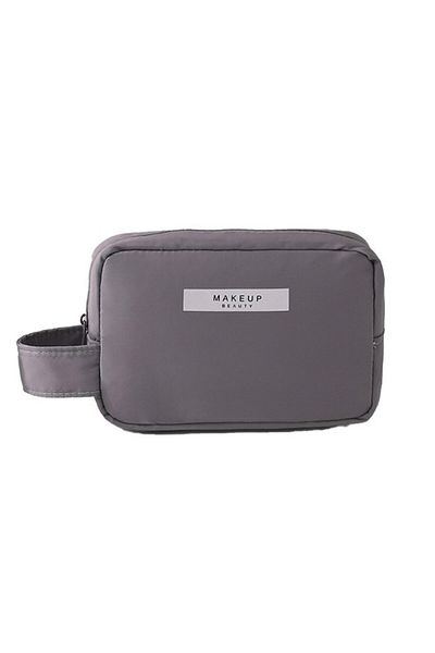 Flippy Portfard, , Cu Maner, Material Impermeabil, Pentru Cosmetice, 16 X 11 X 7 Cm, Gri