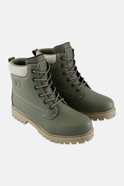 FILA Men Edgewater 12 PB High Cut Lace Up Boots, Slate Green