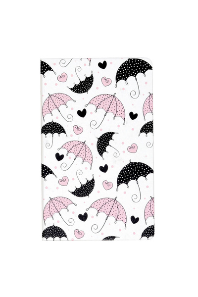 ouz dekor دفتر ملاحظات مخطط بمظلة برونوت من شارب كولور مقاس 13 × 21 سم 80 ورقة