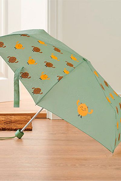 Tchibo Kids Unisex Magic Folding Umbrella, Light Olive