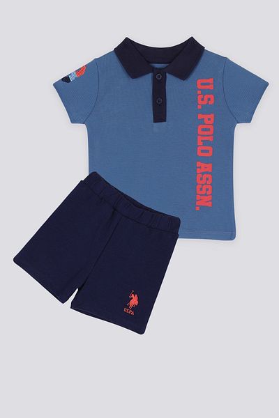 U.S. Polo Assn. SS23-US POLO BEBEK-Set Două Piese Bebeluş-USB1133