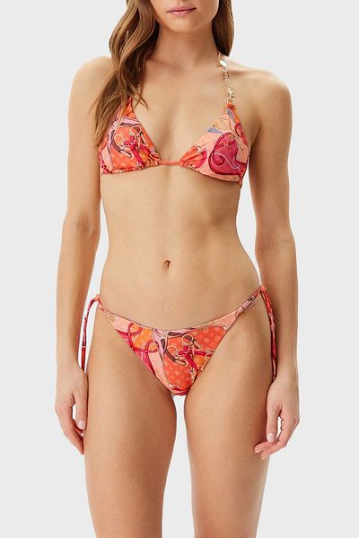Guess String Brief Women's Multicolor Bikini Bottom E5Go15Kcr12-P34K