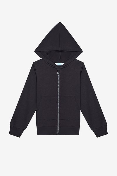 Penti Czarna bluza z kapturem unisex basic