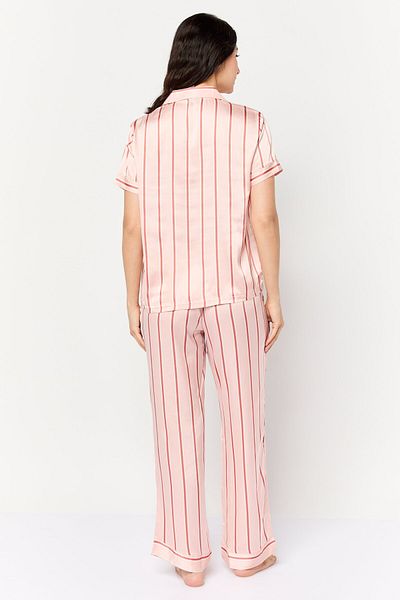 NANETTE LEPORE Women 2 Pieces Yarn Dye Pajama Set, Multicolor