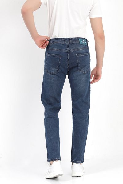JB John Borners Men's Chemical Blue Regular Fit Lycra Jeans - 5129