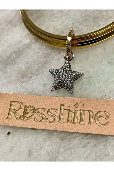 rosshine Ajda Bilezik Uyumlu Çelik Charm Taşlı Kalp Model (BİLEZİK HARİÇ)