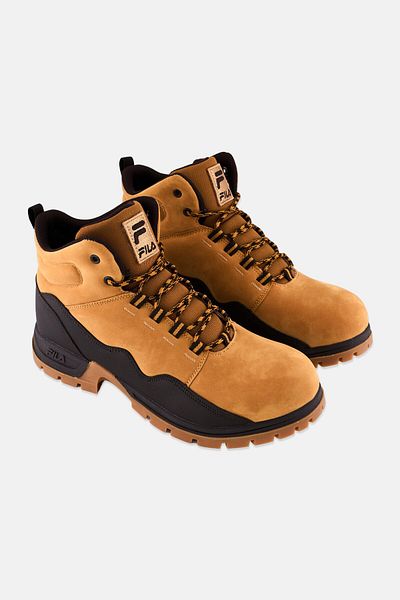 FILA Men Derail Fs Lace Up Outdoor Shoes, Tan